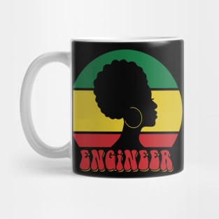 African American Engineer Black History Month Mug